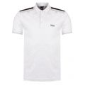 Athleisure Mens Natural Marl Paule 1 Slim Fit S/s Polo Shirt 34367 by BOSS from Hurleys
