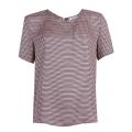 Womens Pink Mini Check S/s Top 28691 by PS Paul Smith from Hurleys