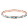 Womens Rose Gold & Turquoise Clemara Hinge Crystal Bracelet 24524 by Ted Baker from Hurleys