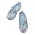 Girls Silver Elsa Mini Disney Sweet Love Shoes (4-9) 101090 by Mini Melissa from Hurleys