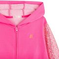 Girls Neon Pink Sequin Hood Zip Sweat 104406 by Billieblush from Hurleys