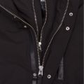 Mens Black/Natural Dixon Fur Hooded Down Jacket 50139 by Mackage from Hurleys