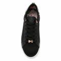 Womens Black Rialy Satin Print Trainers 42389 by Ted Baker from Hurleys
