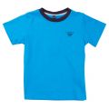 Boys Blue Basic Logo S/s T Shirt 19751 by Armani Junior from Hurleys