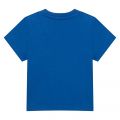 Toddler Electric Blue Branded Chest S/s T Shirt 102300 by BOSS from Hurleys