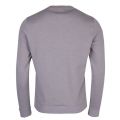 Casual Mens Light Grey Wedford Logo Crew Sweat Top 26360 by BOSS from Hurleys