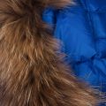 Kids Sea Blue Authentic Fur Hooded Jacket (8yr+) 13859 by Pyrenex from Hurleys