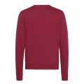 Womens Beet Red/Blossom Institutional Logo Regular Fit Crew Sweat Top 49958 by Calvin Klein from Hurleys