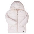Girls Beige Reversible Faux Fur Jacket 12803 by Mayoral from Hurleys