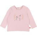 Baby Pink Unicorn Rainbow L/s T Shirt 45386 by Billieblush from Hurleys