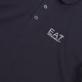 Mens Navy/Silver Train Core ID Stretch L/s Polo Shirt 48275 by EA7 from Hurleys