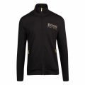 Mens Black/Gold Metallic Logo Sweat Jacket 51736 by BOSS from Hurleys