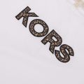 Womens White Animal Logo Patch S/s T Shirt 50440 by Michael Kors from Hurleys