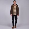 Mens Dark Sand Joshua Waxed Jacket 75448 by Barbour Steve McQueen Collection from Hurleys