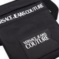 Mens Black Iconic Logo Crossbody Bag 103176 by Versace Jeans Couture from Hurleys