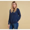 Lifestyle Womens French Navy Lowmoore Knitted Top 10135 by Barbour from Hurleys