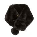 Womens Black Zalie Faux Fur Pom Snood 30278 by Ted Baker from Hurleys