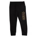 Boys Black/Gold Branded Sweat Pants 45637 by BOSS from Hurleys