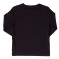Boys Black Branded L/s Tee Shirt 65405 by BOSS from Hurleys