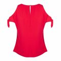 Womens Bright Red Yaele Cold Shoulder Top 25882 by Ted Baker from Hurleys