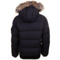 Womens Black Aviator Fur Hooded Jacket 65798 by Pyrenex from Hurleys