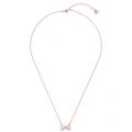 Womens Rose Gold & Crystal Hazela Mini Bow Necklace 24467 by Ted Baker from Hurleys