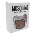 Baby White Romper Gift Box 84260 by Moschino from Hurleys