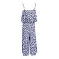 Womens Light Chambray Cherry Blossom Culotte Jumpsuit 27122 by Michael Kors from Hurleys