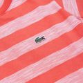 Boys Watermelon Striped Jersey S/s T Shirt 23344 by Lacoste from Hurleys