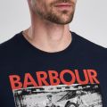 Mens Navy Archive S/s T Shirt 46545 by Barbour International from Hurleys
