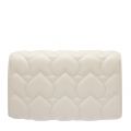 Womens Ivory Heart Quilted Crossbody Bag 82934 by Love Moschino from Hurleys
