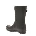 Mens Black Original Side Adjustable Short Wellington Boots 32803 by Hunter from Hurleys