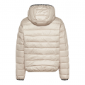 Womens Smooth Stone Quilted Tape Hooded Jacket 94128 by Tommy Jeans from Hurleys