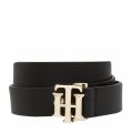 Womens Black Logo 2.5 Belt 75115 by Tommy Hilfiger from Hurleys