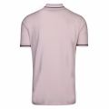 Mens Light Pink Daruso-U1 Tipped S/s Polo Shirt 36833 by HUGO from Hurleys
