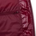 Womens Burgundy Authentic Fur Shiny Jacket 13975 by Pyrenex from Hurleys