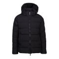 Mens Black Spoutnic Ripstop Hooded Jacket 96123 by Pyrenex from Hurleys