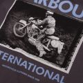 Mens Dusk Grey Frame S/s T Shirt 73384 by Barbour International from Hurleys