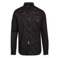 Mens Black Logomania L/s Shirt 55329 by Versace Jeans Couture from Hurleys