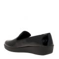 Womens Black Audrey Crinkle Patent Shoes 32727 by FitFlop from Hurleys