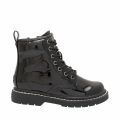 Girls Black Patent Sofia Lace Up Boots (26-39) 74684 by Lelli Kelly from Hurleys