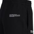Mens Black Branded Sweat Shorts 108512 by Replay from Hurleys