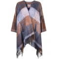 Womens Assorted Ofringy Blanket Cape