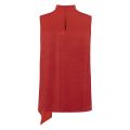 Womens Red Orange Abena Light Sleeveless Top 53948 by French Connection from Hurleys