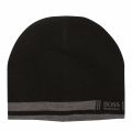 Athleisure Mens Black Ciny-3 Beanie Hat 45300 by BOSS from Hurleys
