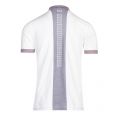 Athleisure Mens White Philix Zip Collar S/s Polo Shirt 99644 by BOSS from Hurleys