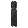 Womens Black Sliced Dot Belted Jumpsuit 43182 by Michael Kors from Hurleys