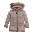 Girls Barely Blue Panda Hooded Down Coat 90733 by Parajumpers from Hurleys