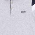 Boys Grey Marl Arm Panel Detail S/s Polo Shirt 55965 by BOSS from Hurleys