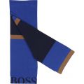 Boys Blue Branded Scarf 16700 by BOSS from Hurleys